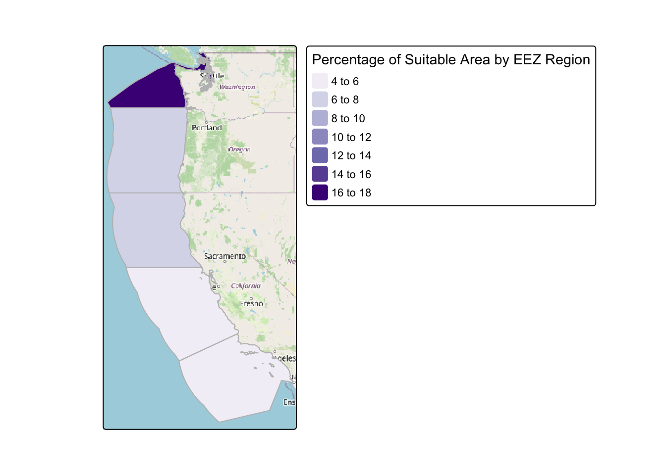 Total Percentage of Suitable Area